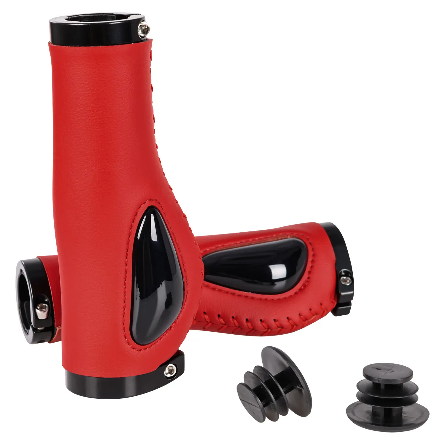 Handlebar Grips for Various Bicycles - Easy Installation, Durable, Non-Slip PVC Rubber, Comfortable for Long Rides